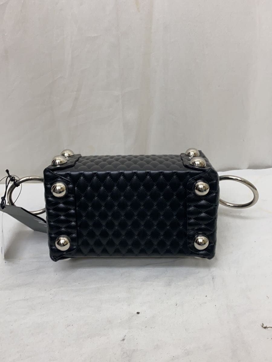 MASU Bag Leather BLK 25ss LEATHER CAKE MINI BAG 4