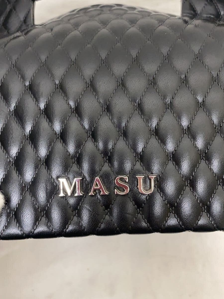 MASU Bag Leather BLK 25ss LEATHER CAKE MINI BAG 5