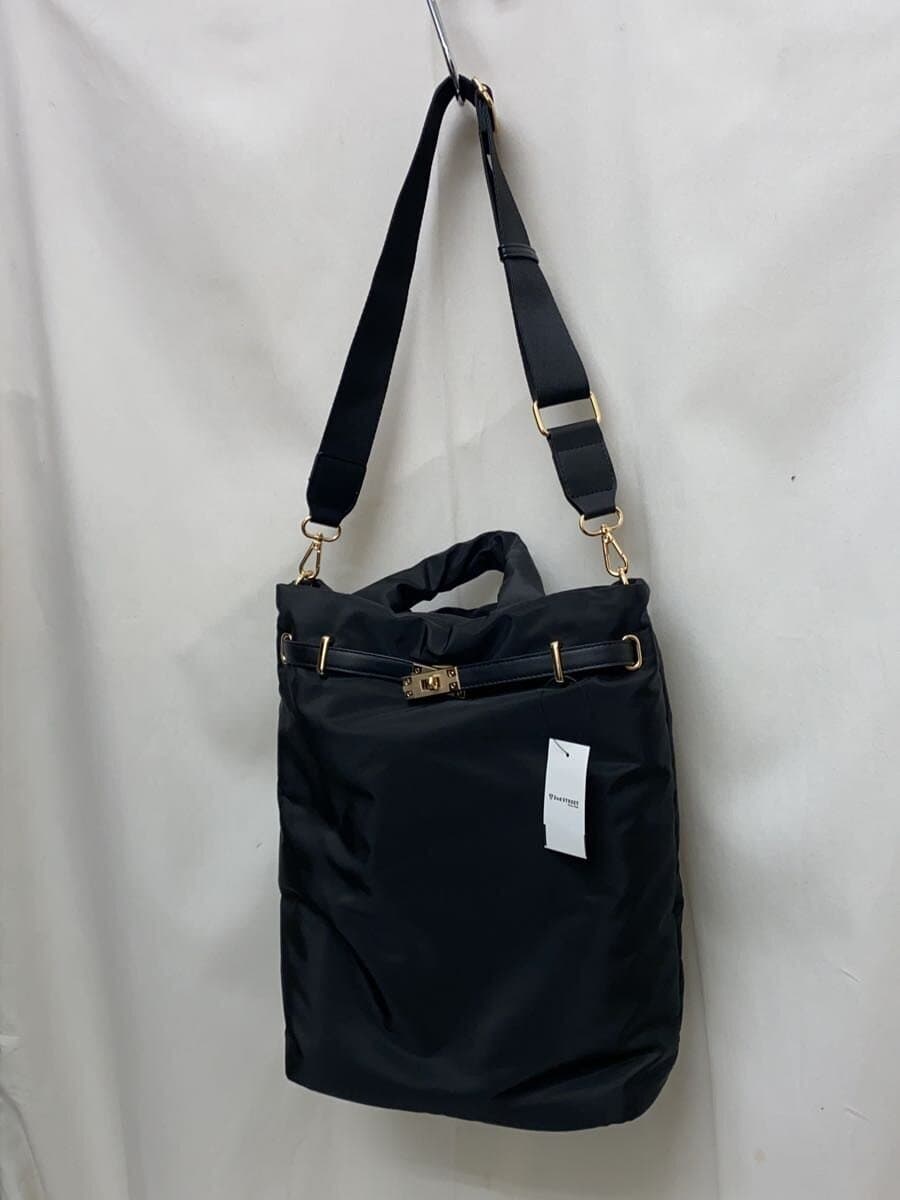 SLOBE IENA(IENA SLOBE)Tote Bag Nylon BLK 2