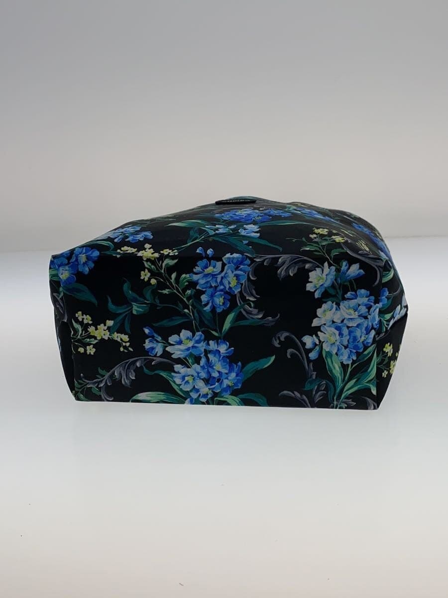 FEILER handbag -- BLK floral pattern Edelbrau 4