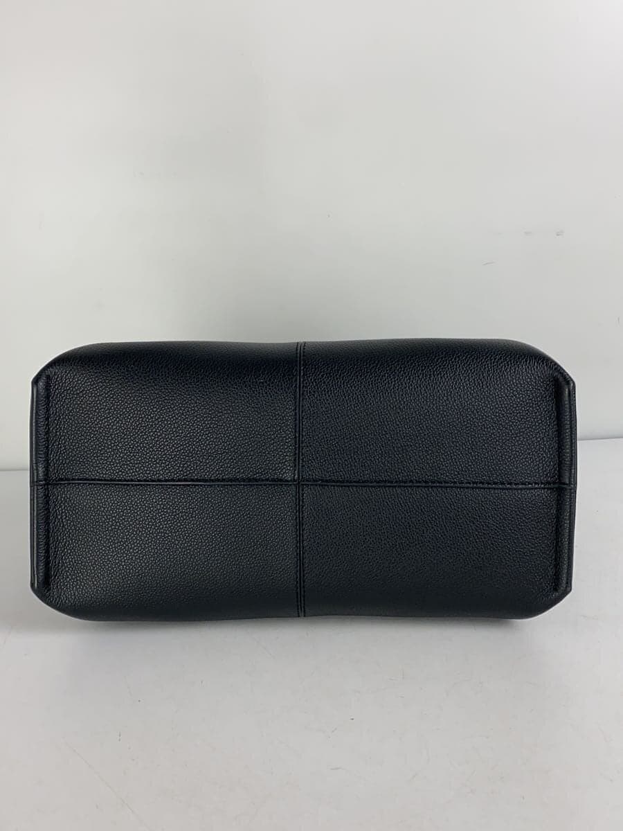 POLENE Handbag Leather Black Solid 4