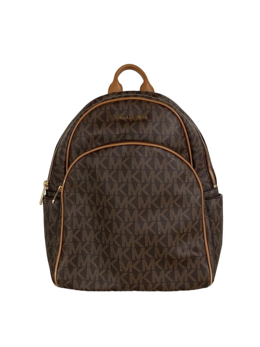 MICHAEL KORS Backpack Brown All Over Pattern 35S7GAYB3B