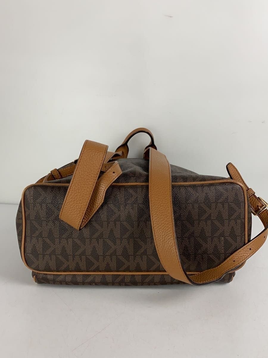 MICHAEL KORS Backpack Brown All Over Pattern 35S7GAYB3B 4