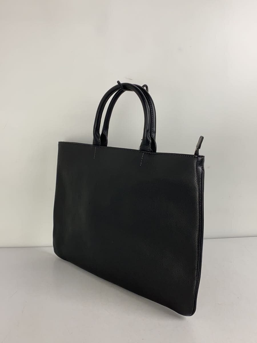 SOMES SADDLE Tote Bag Leather Black 2