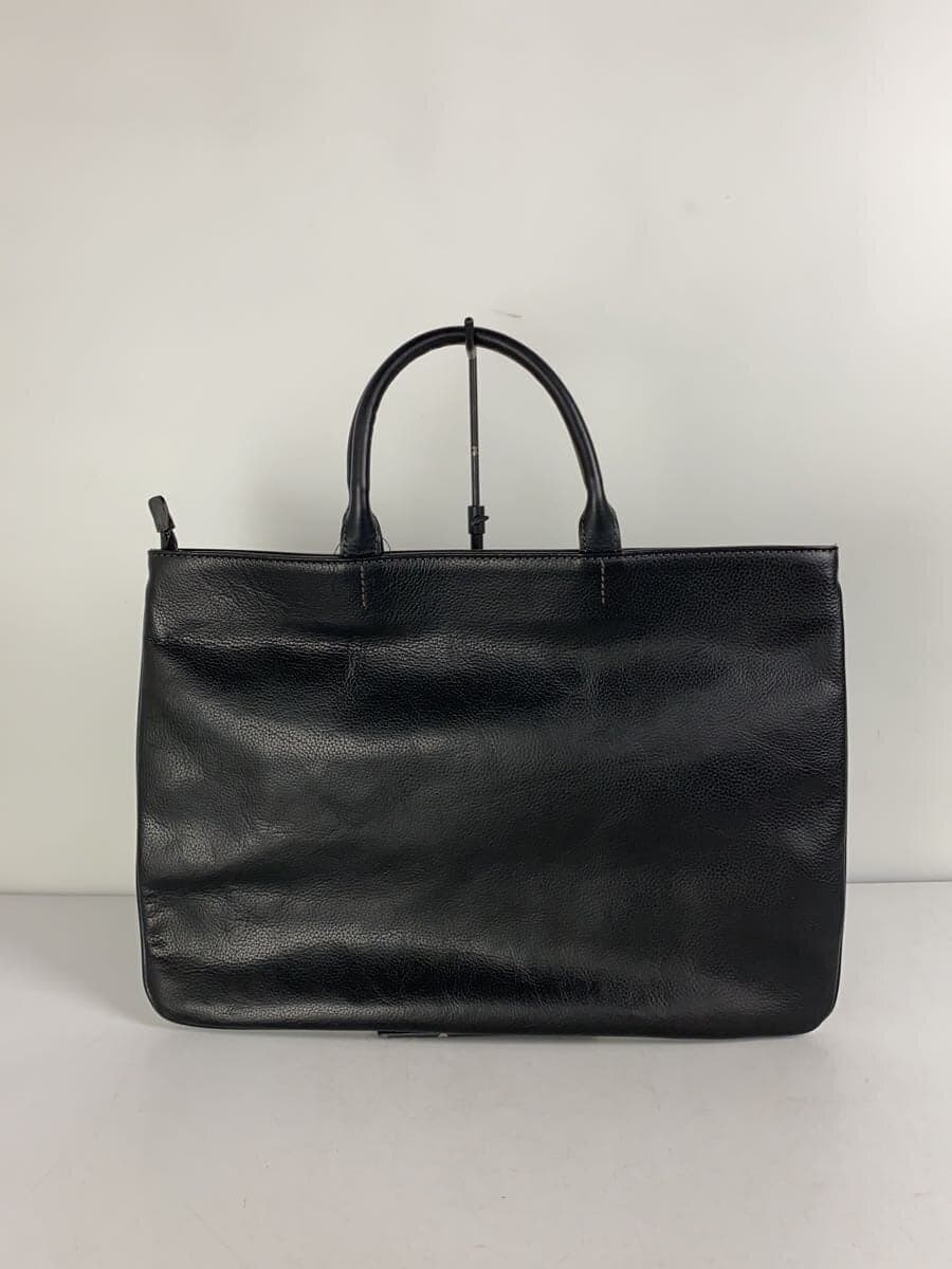SOMES SADDLE Tote Bag Leather Black 3