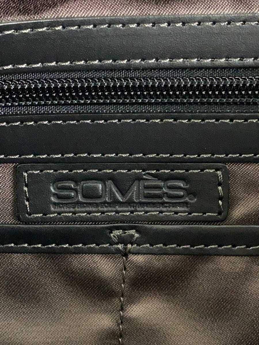 SOMES SADDLE Tote Bag Leather Black 5