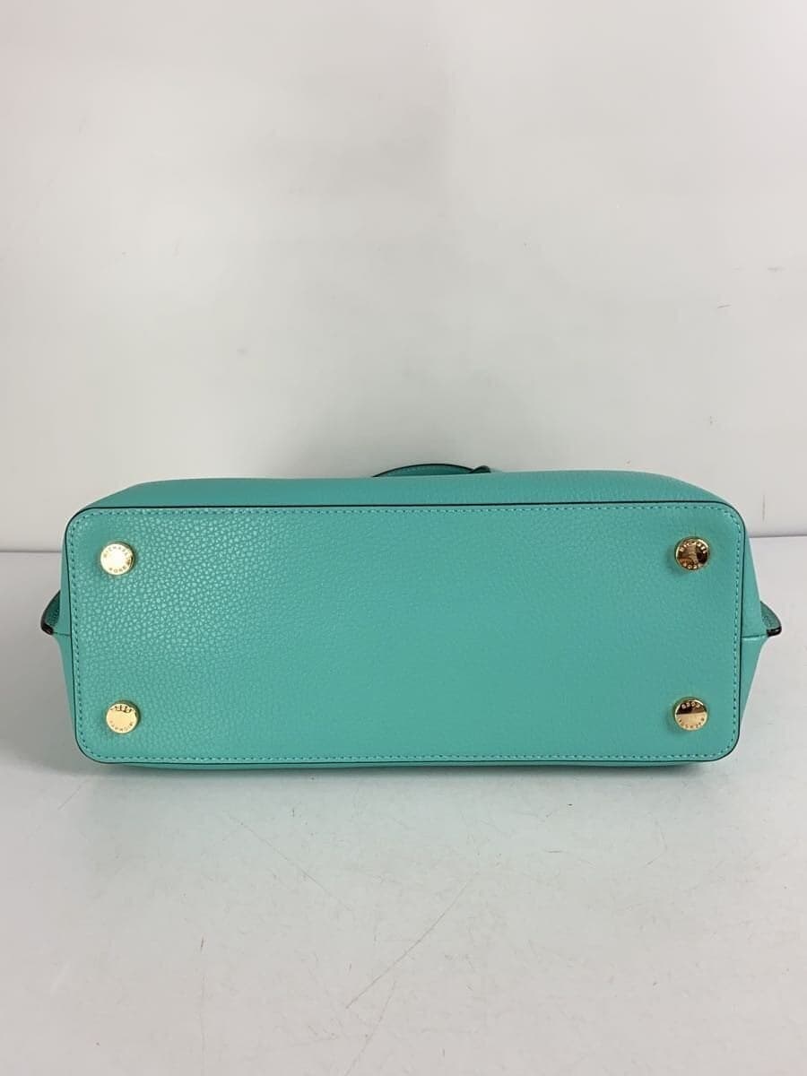 MICHAEL KORS2-Way Handbag Leather Blue NB-2201 4