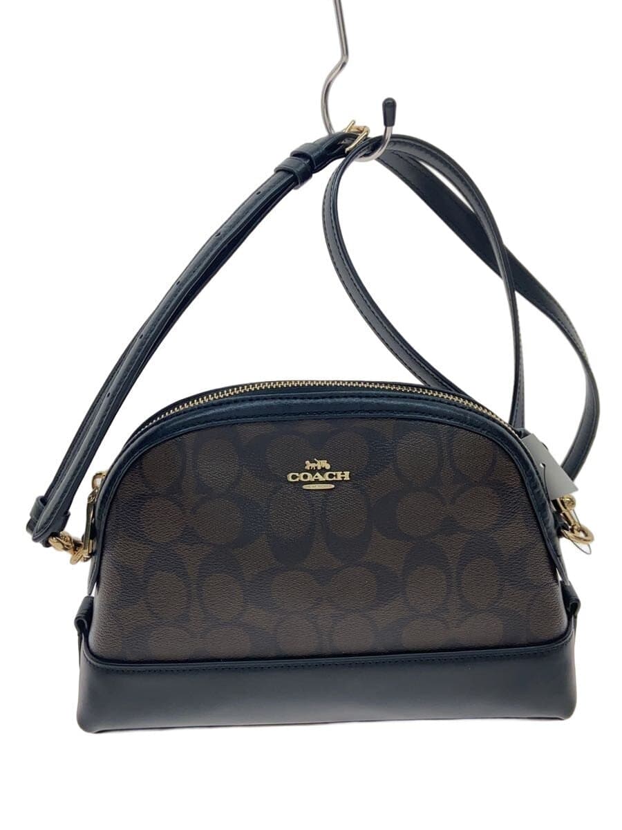 COACH Shoulder Bag BRW All Over Pattern F76674