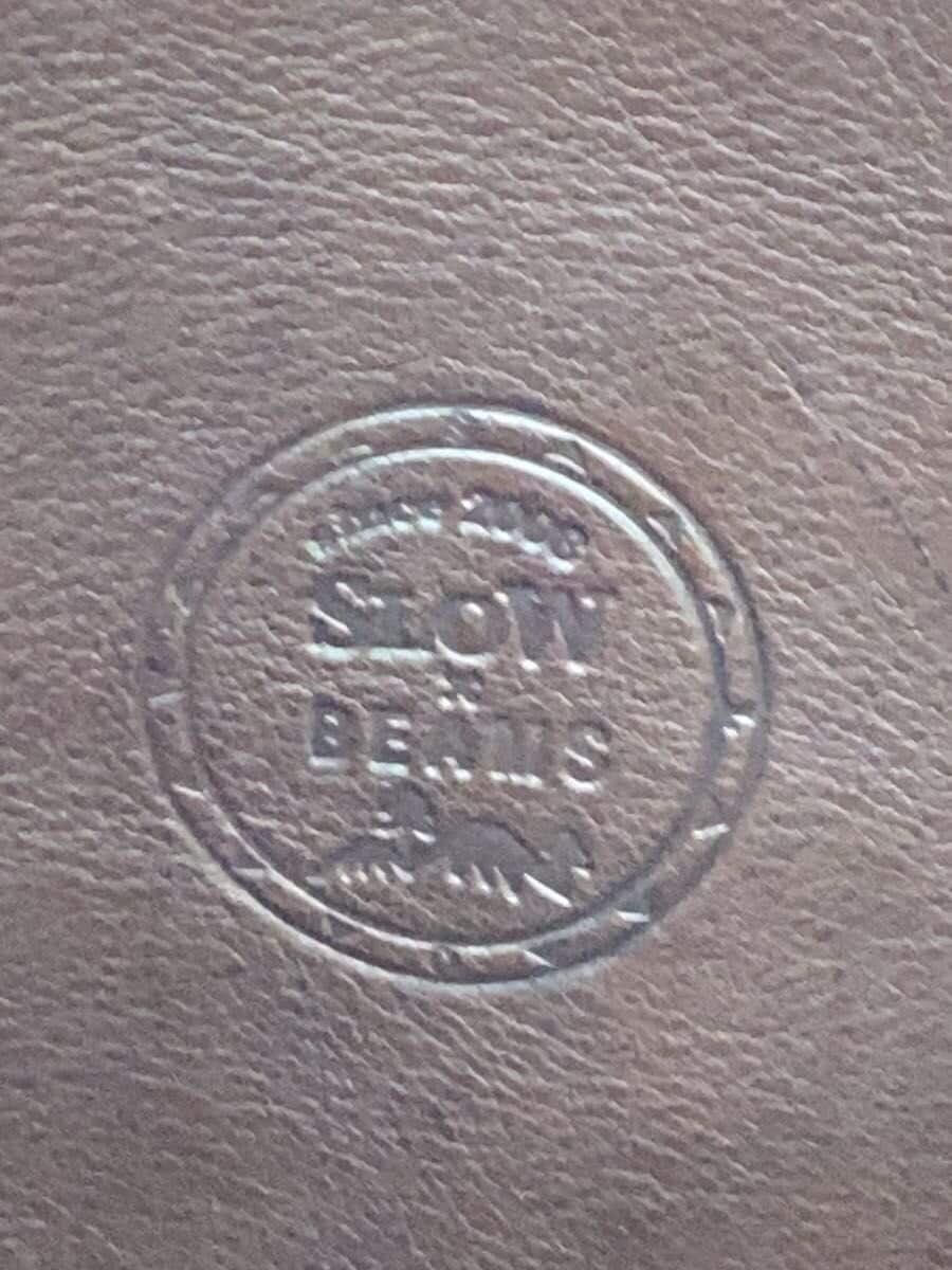 SLOW x BEAMS Tote Bag Leather BRW Solid 5