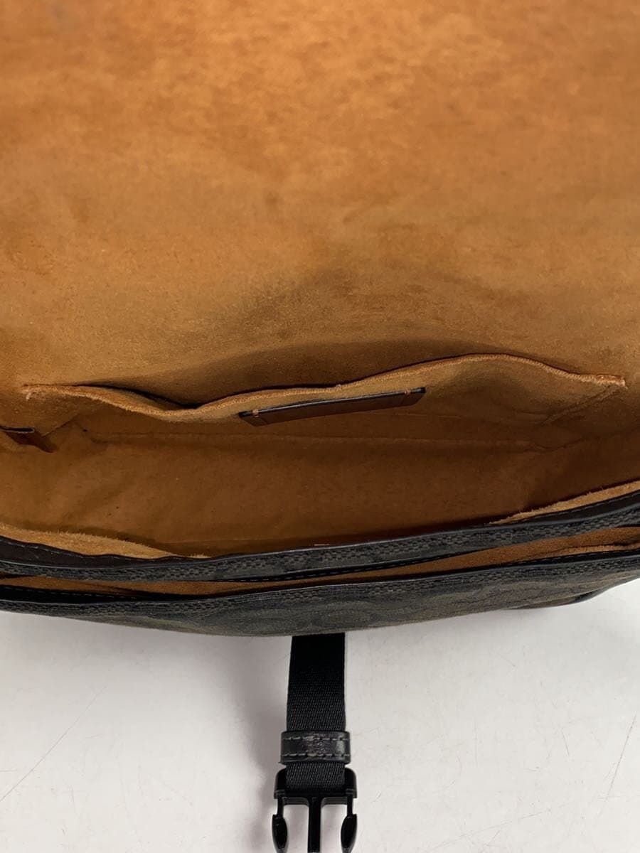 COACH Pace Messenger Bag Signature Jacquard Canvas Black CT818 6