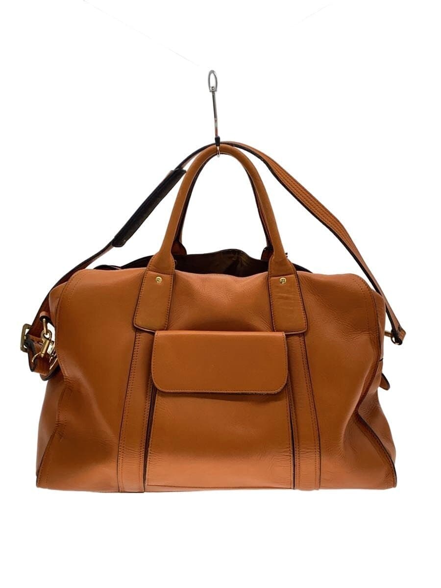 PORTERBARON 2WAY BOSTON BAG Leather ORN Plain