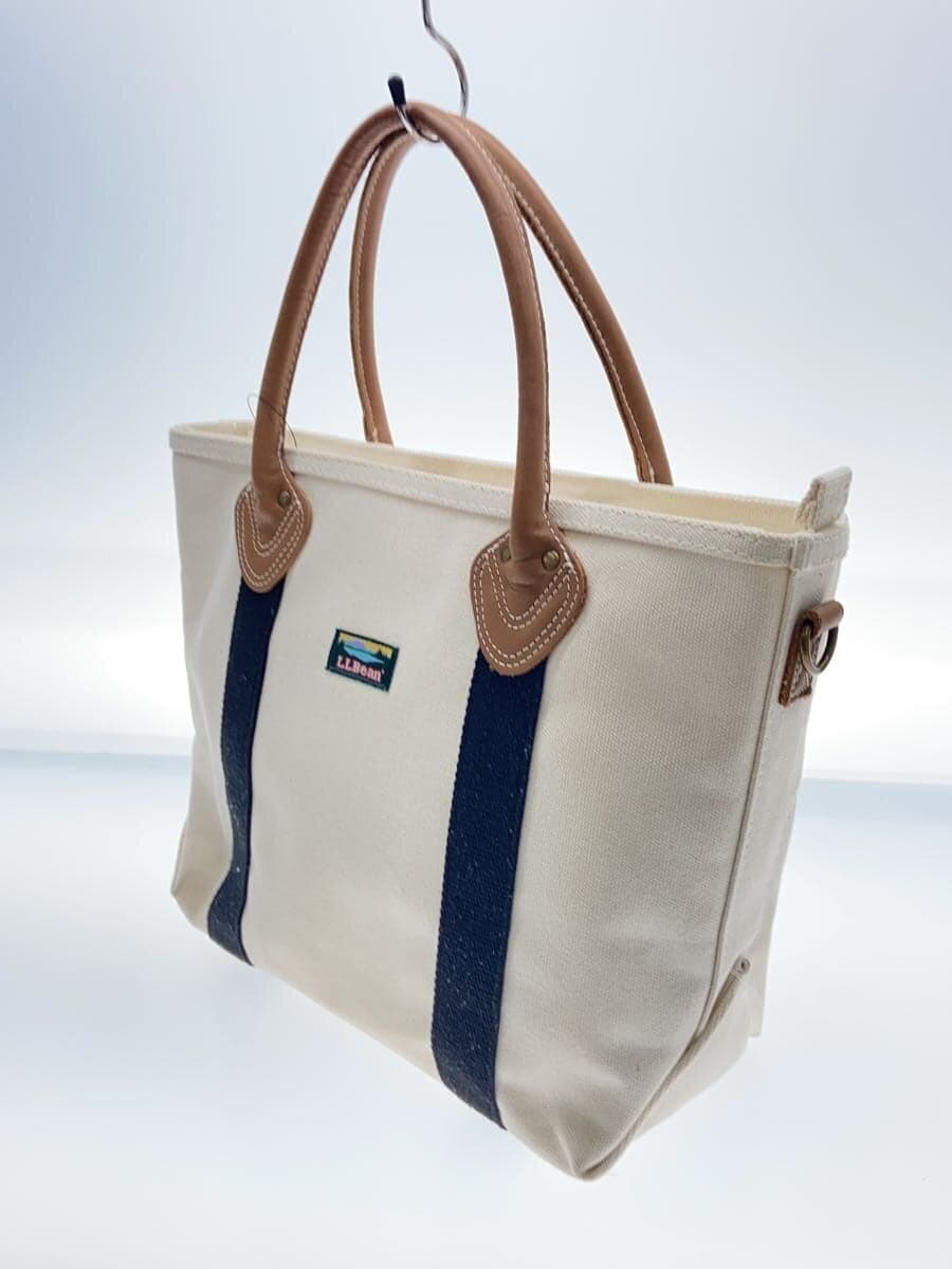 L.L.Bean Tote Bag Canvas CRM 2