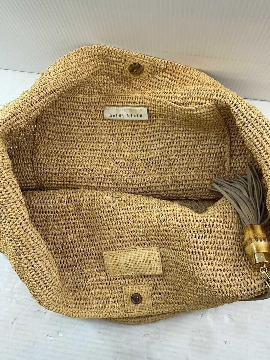 heidi klein Handbag BEG Solid With Wear 6