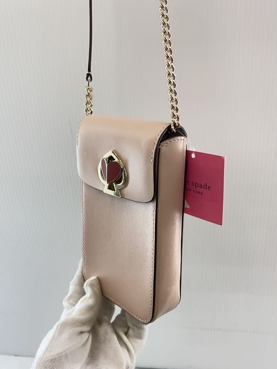 kate spade new york Shoulder Bag Leather Pink Solid PWRU7496 3