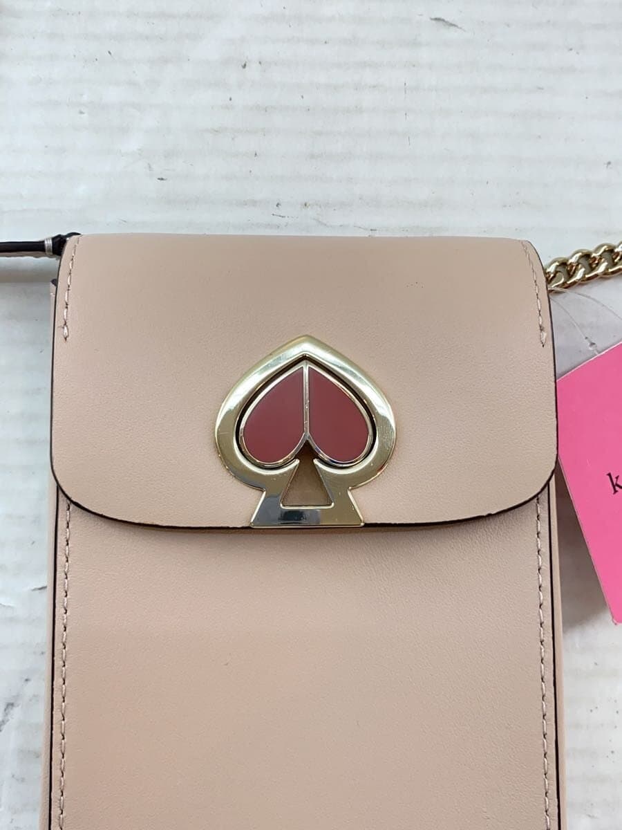 kate spade new york Shoulder Bag Leather Pink Solid PWRU7496 8