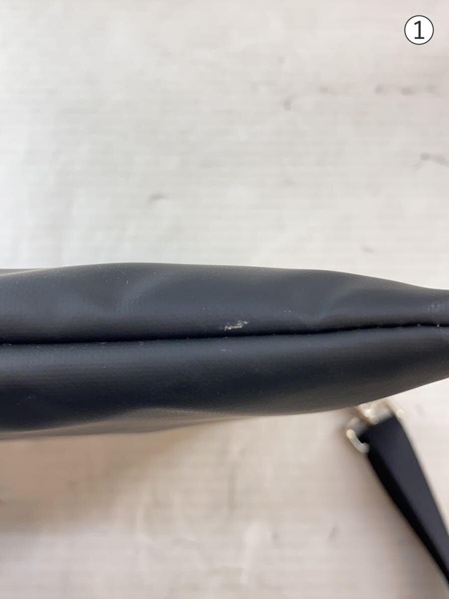 ITTI Slight Bottom Right With Stain MARY SACOCHE Sacoche Shoulder Bag PVC Black 8