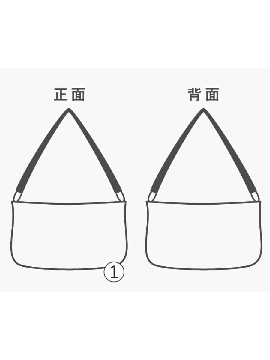 ITTI Slight Bottom Right With Stain MARY SACOCHE Sacoche Shoulder Bag PVC Black 9