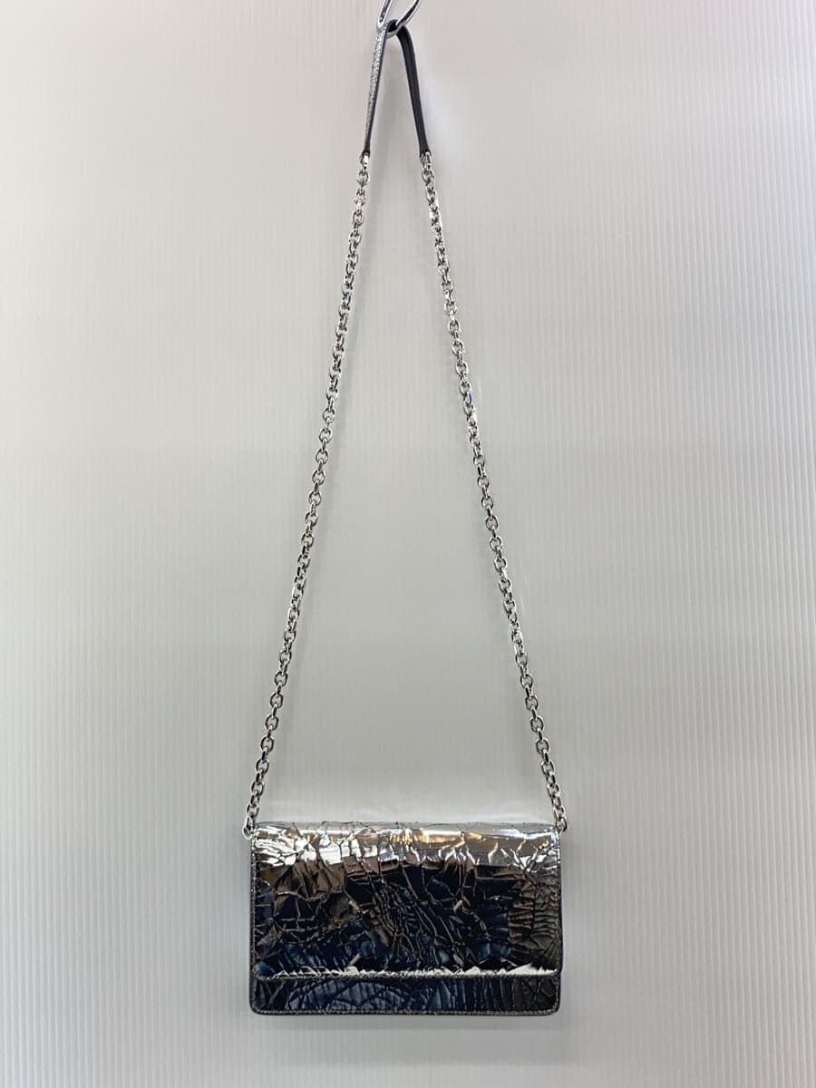 Maison Margiela Paint Peeling Back With Scratches Inside With Stain Shoulder Bag PVC SLV Solid 2