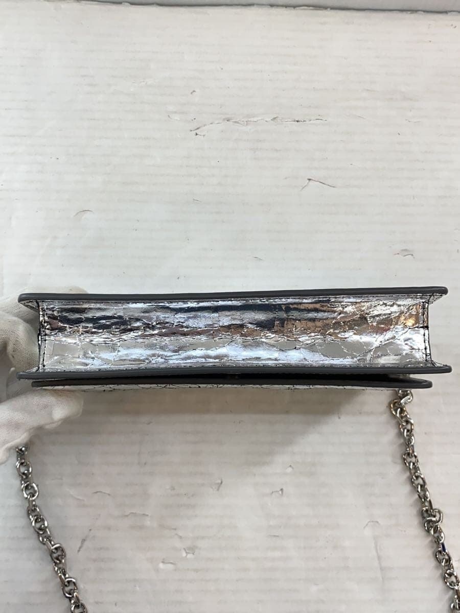 Maison Margiela Paint Peeling Back With Scratches Inside With Stain Shoulder Bag PVC SLV Solid 5