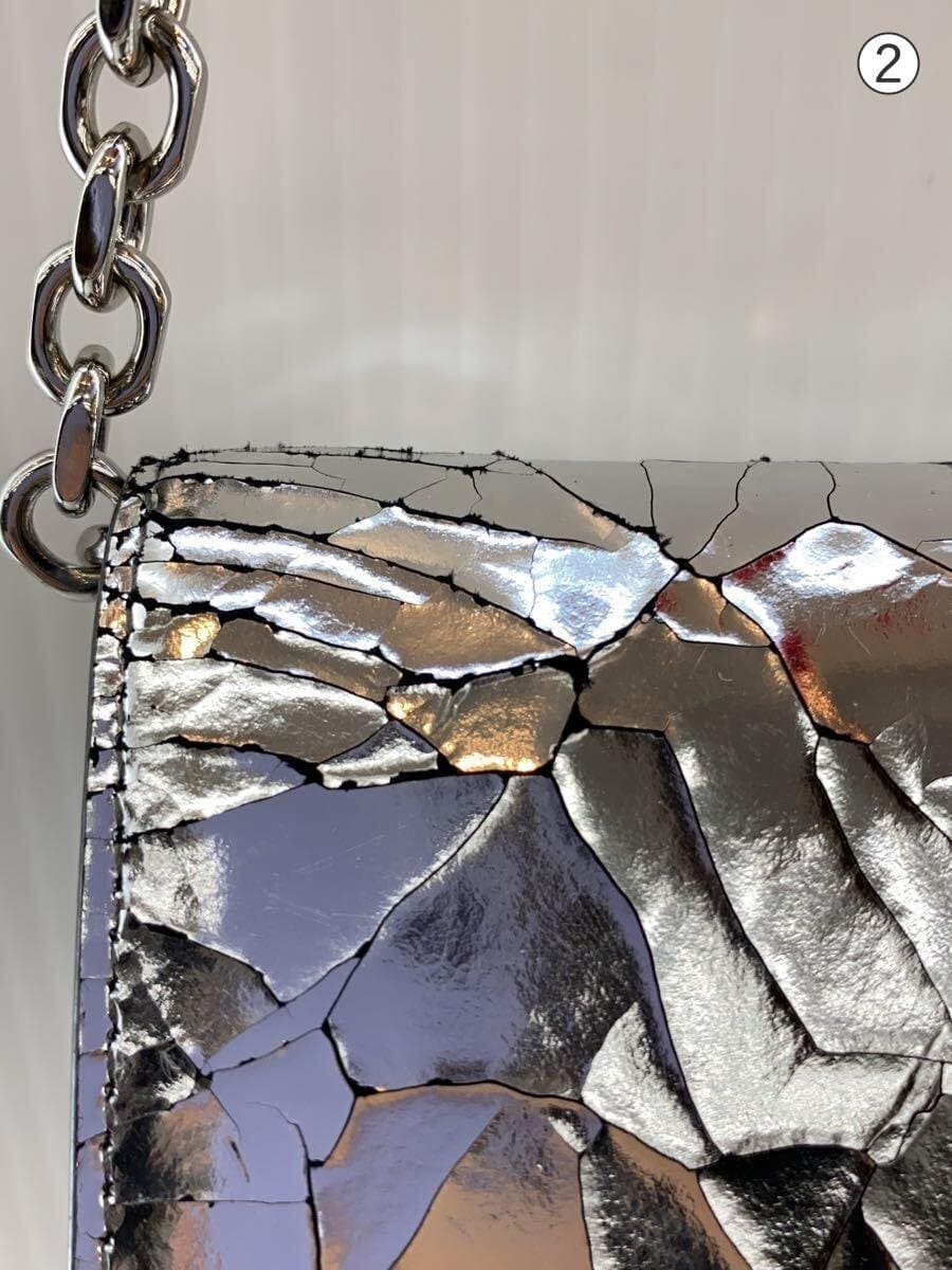 Maison Margiela Paint Peeling Back With Scratches Inside With Stain Shoulder Bag PVC SLV Solid 9