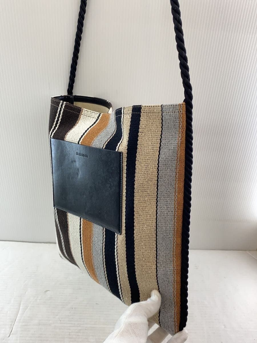 JIL SANDER Tote Bag Multicolor Stripe 2