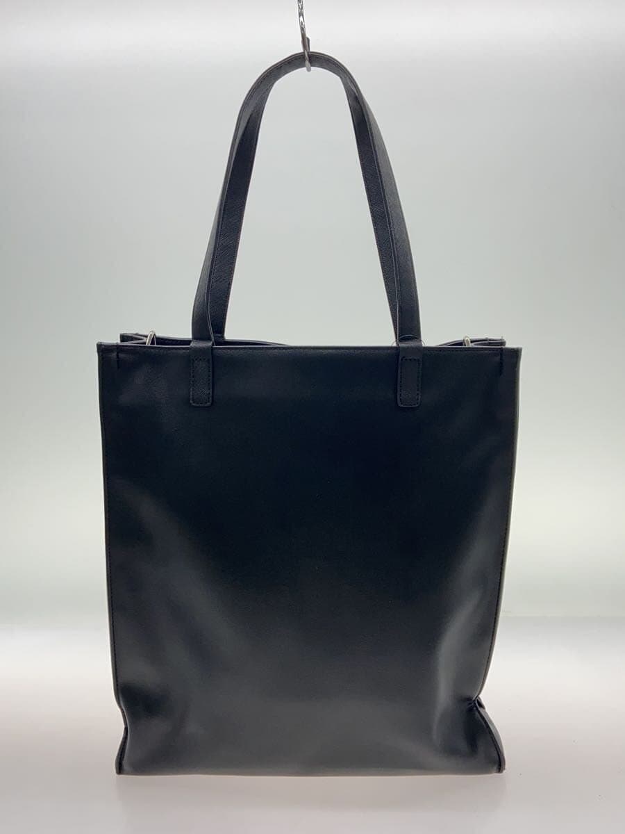 tk.TAKEO KIKUCHI (TK) tote bag Synthetic Leather black plain 3