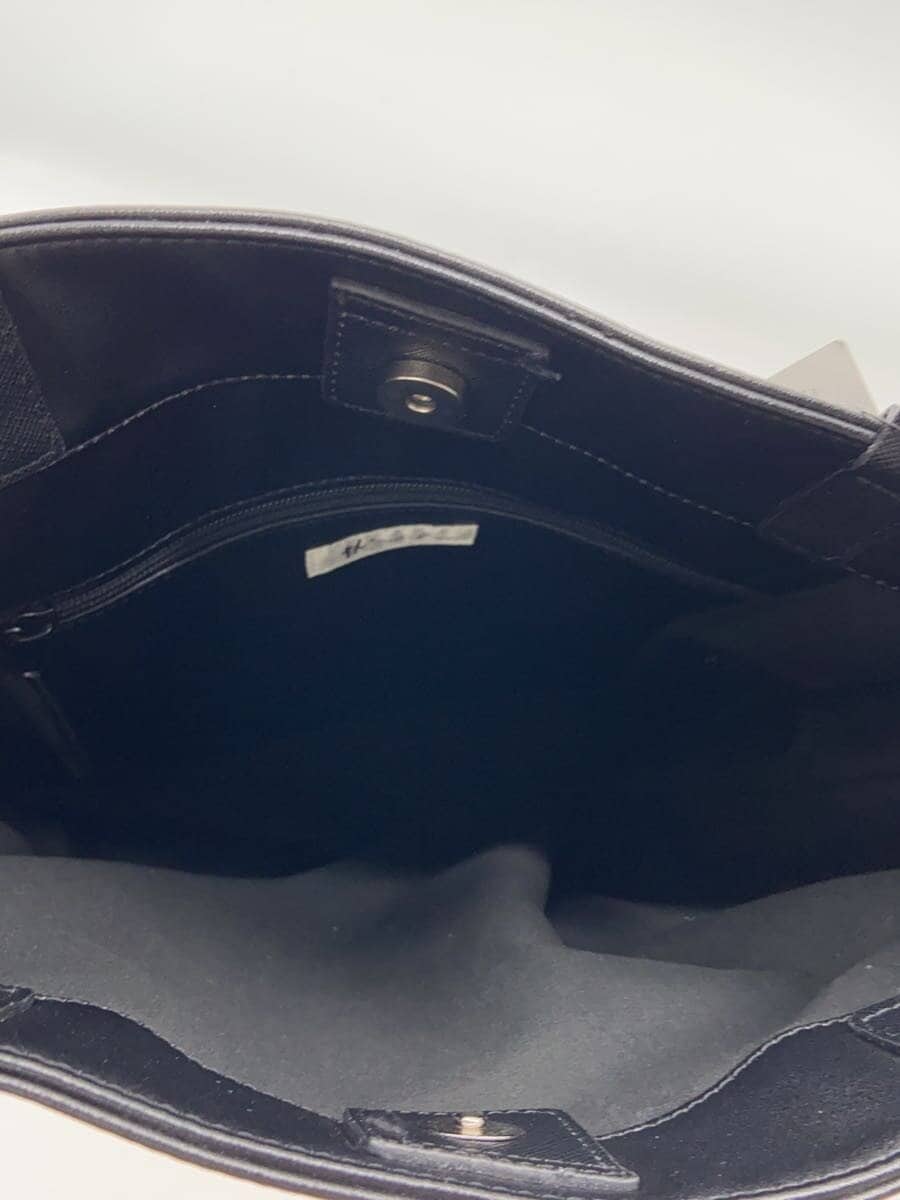 tk.TAKEO KIKUCHI (TK) tote bag Synthetic Leather black plain 6