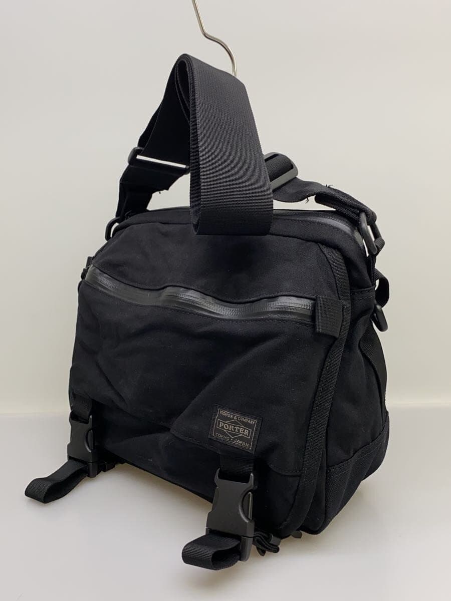 PORTER shoulder bag -- BLK plain 568-08175 2