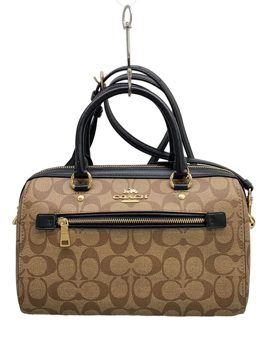 COACH Shoulder Bag -- BRW All-over Pattern F83607