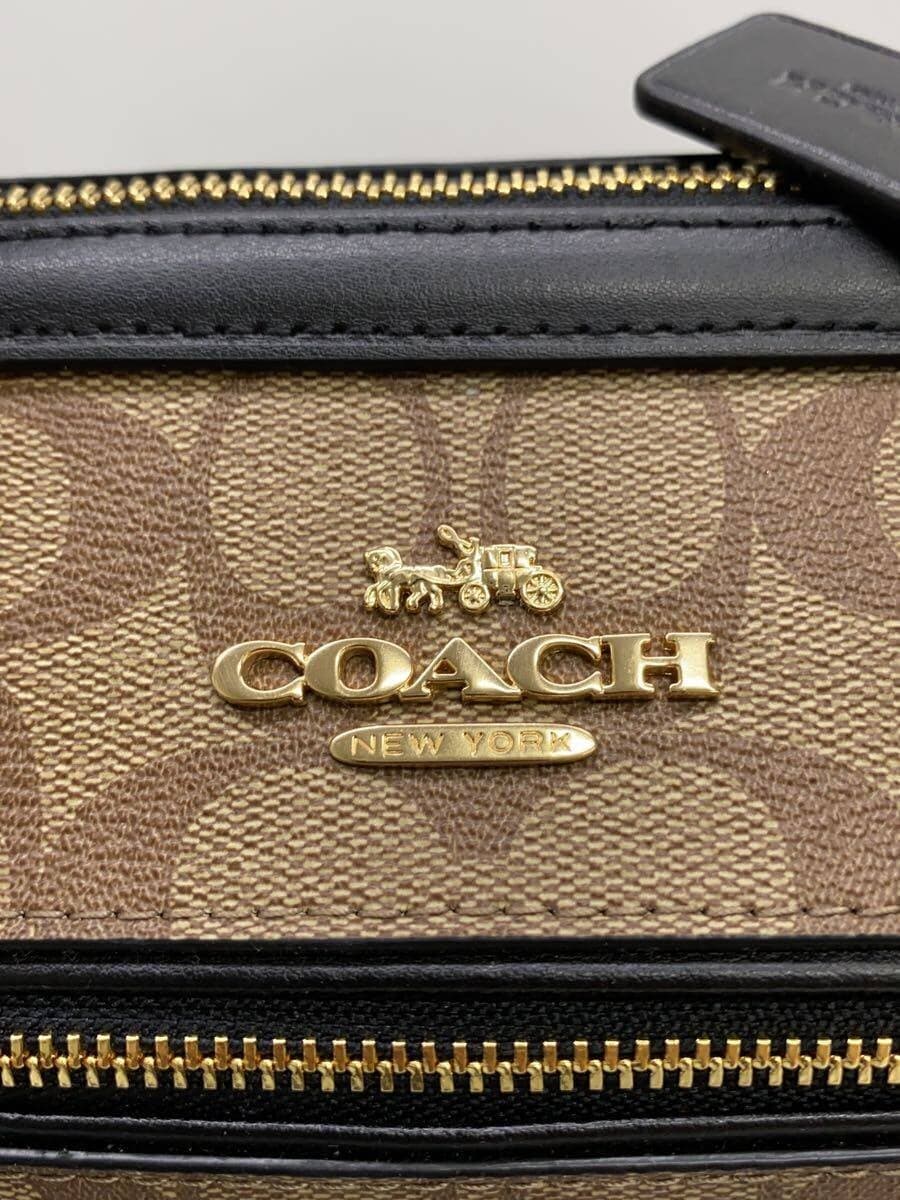 COACH Shoulder Bag -- BRW All-over Pattern F83607 5