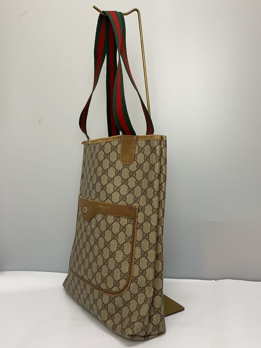 GUCCI tote bag -- CML all-over pattern OLD GUCCI Sherry line 2