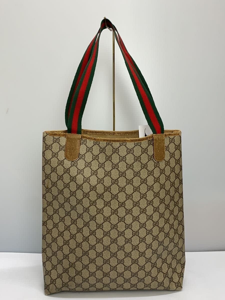 GUCCI tote bag -- CML all-over pattern OLD GUCCI Sherry line 3