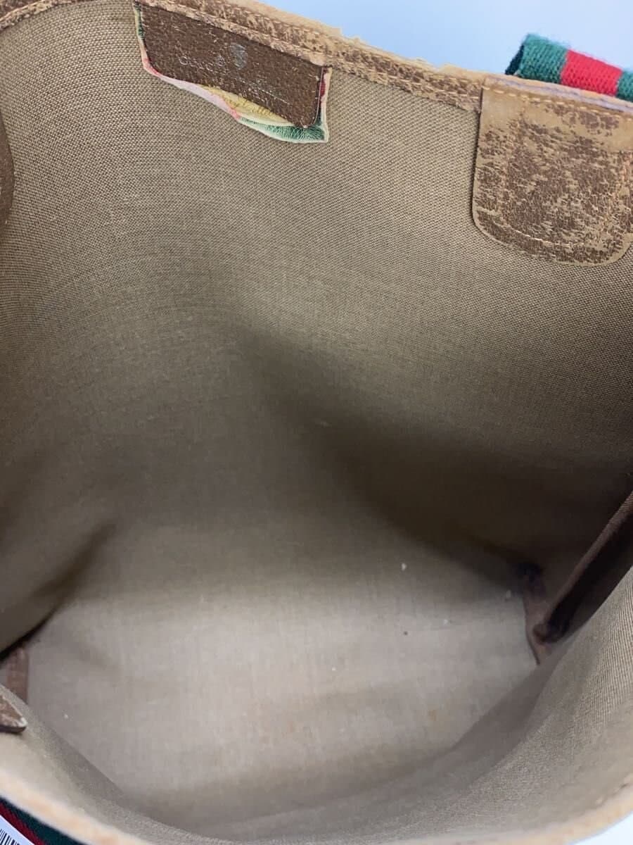 GUCCI tote bag -- CML all-over pattern OLD GUCCI Sherry line 6