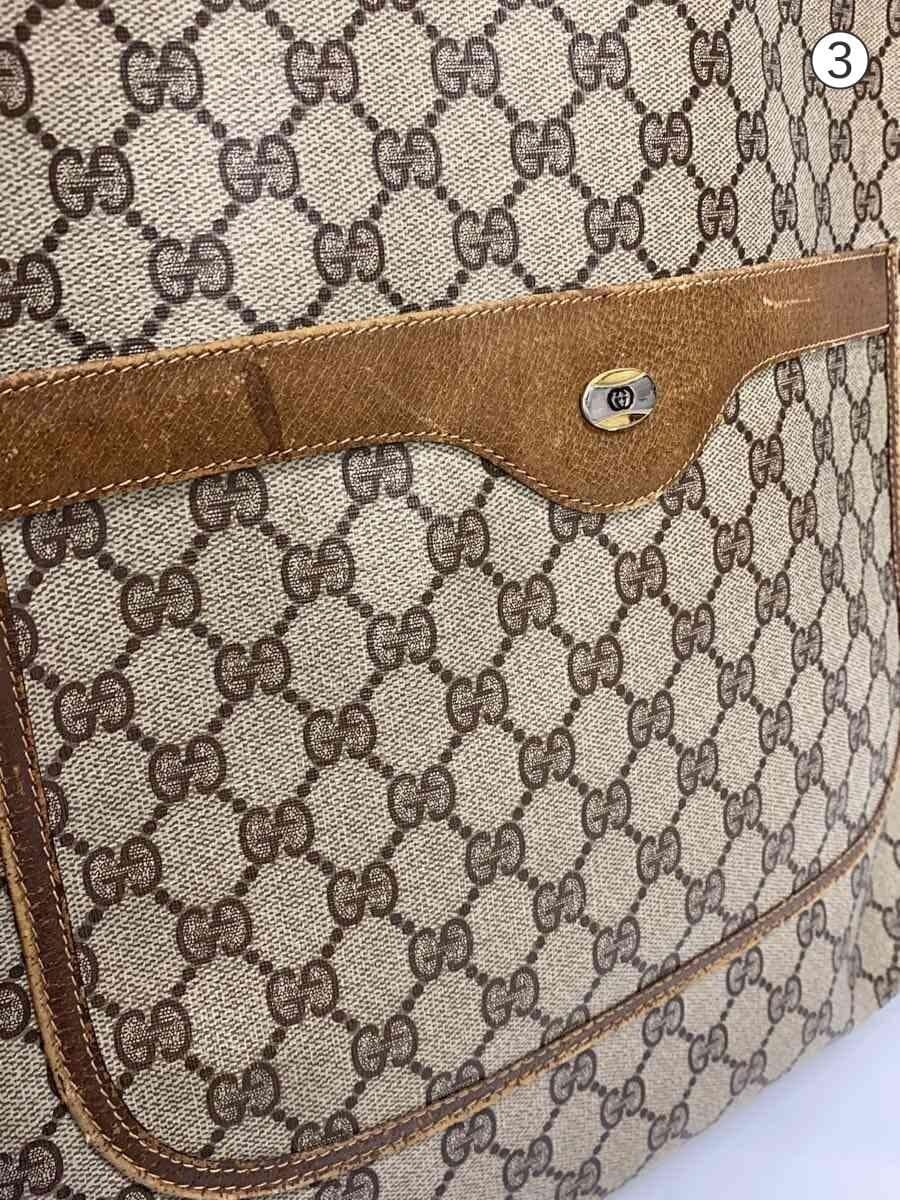 GUCCI tote bag -- CML all-over pattern OLD GUCCI Sherry line 9