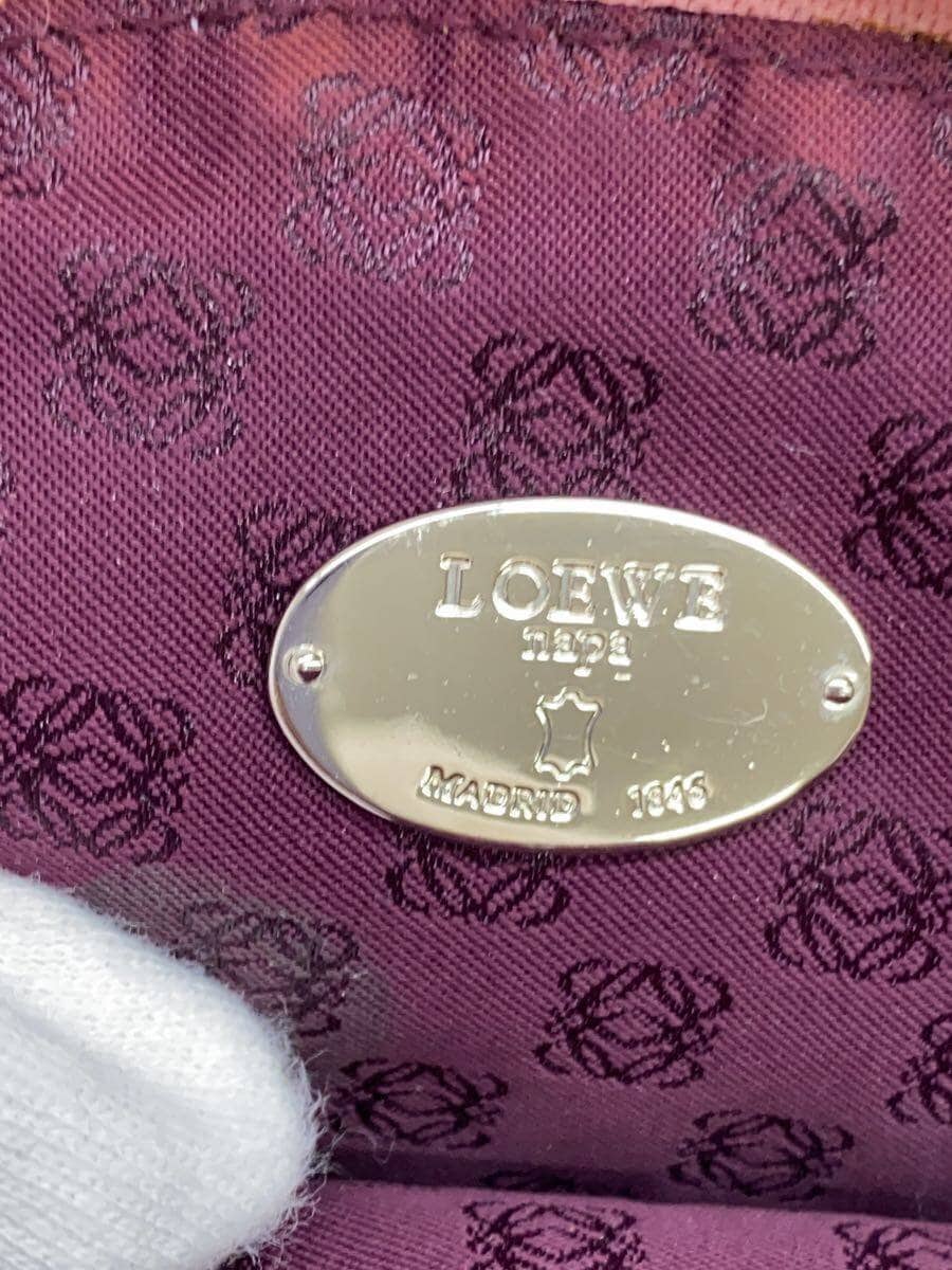 LOEWE Pouch Leather PNK 3