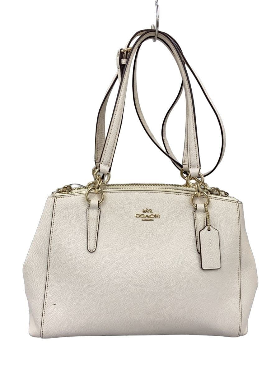 COACH shoulder bag leather CRM f57520