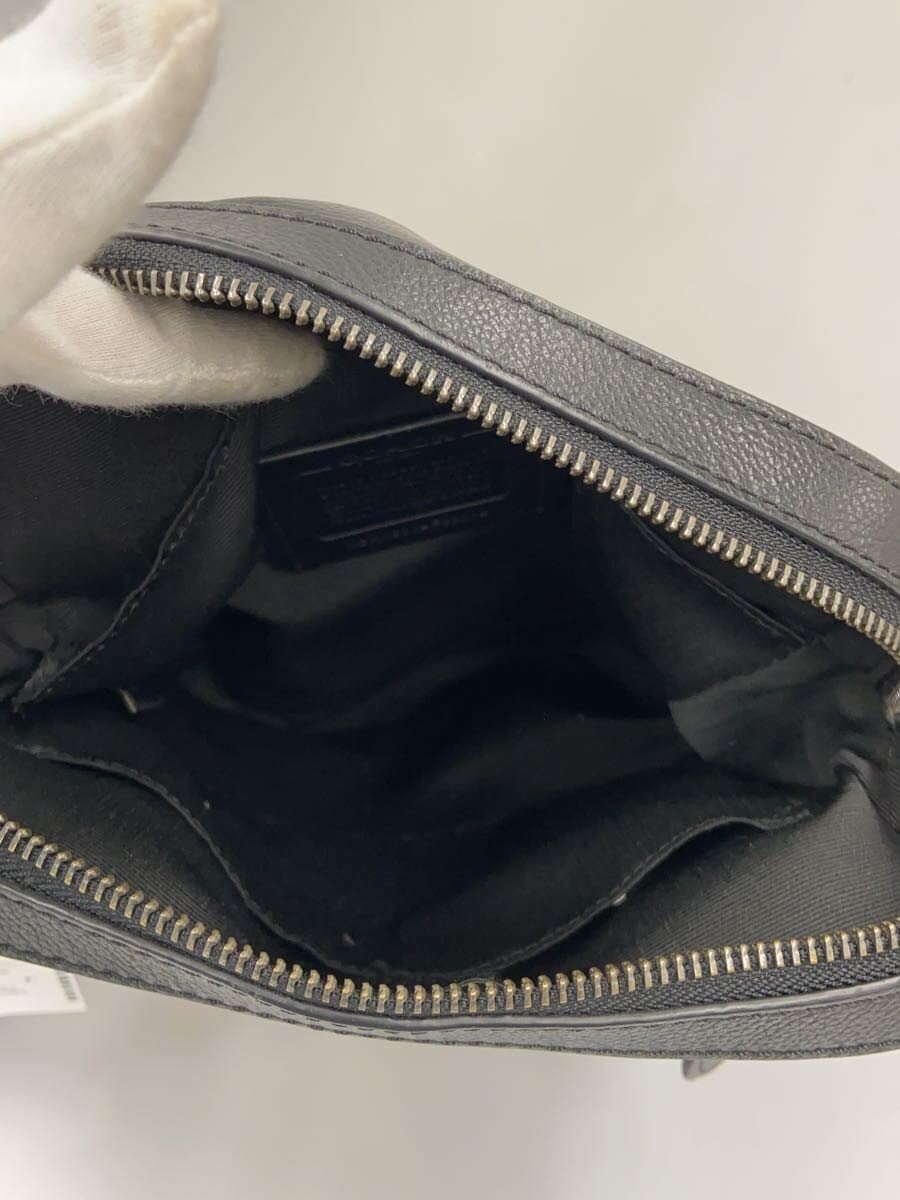 COACH Shoulder Bag Leather BLK Houston Flight Bag 6