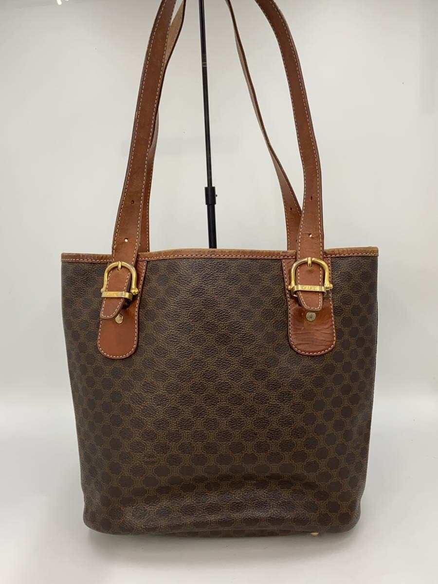 CELINE Handbag Leather BRW All Over Pattern 3