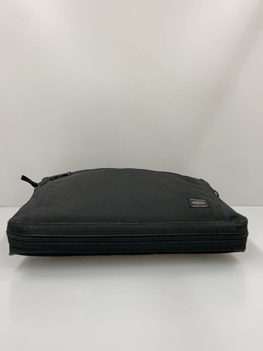 PORTER Briefcase -- BLK Solid Color Clip 2-Way Business Bag 4