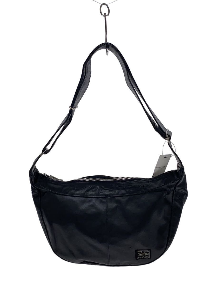 PORTER Freestyle Shoulder Bag Leather Bag Shoulder Bag Leather Black
