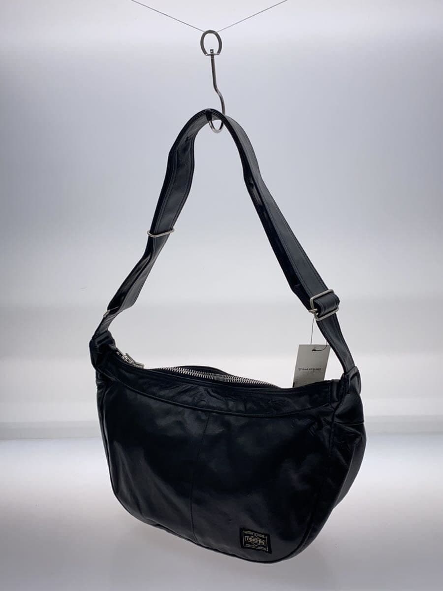 PORTER Freestyle Shoulder Bag Leather Bag Shoulder Bag Leather Black 2