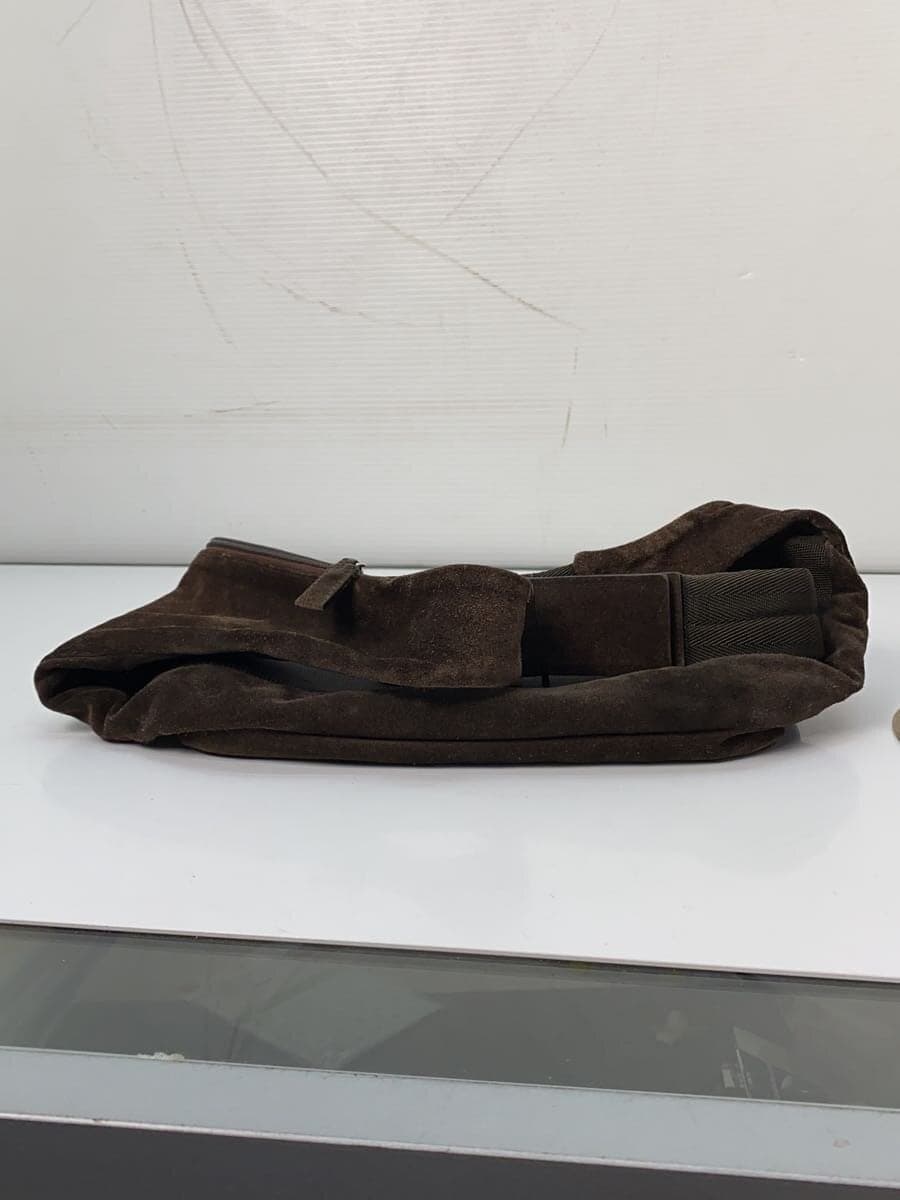 PRADA 99AW 99FW Waist Bag Shoulder Bag Suede BRW b9413y 4