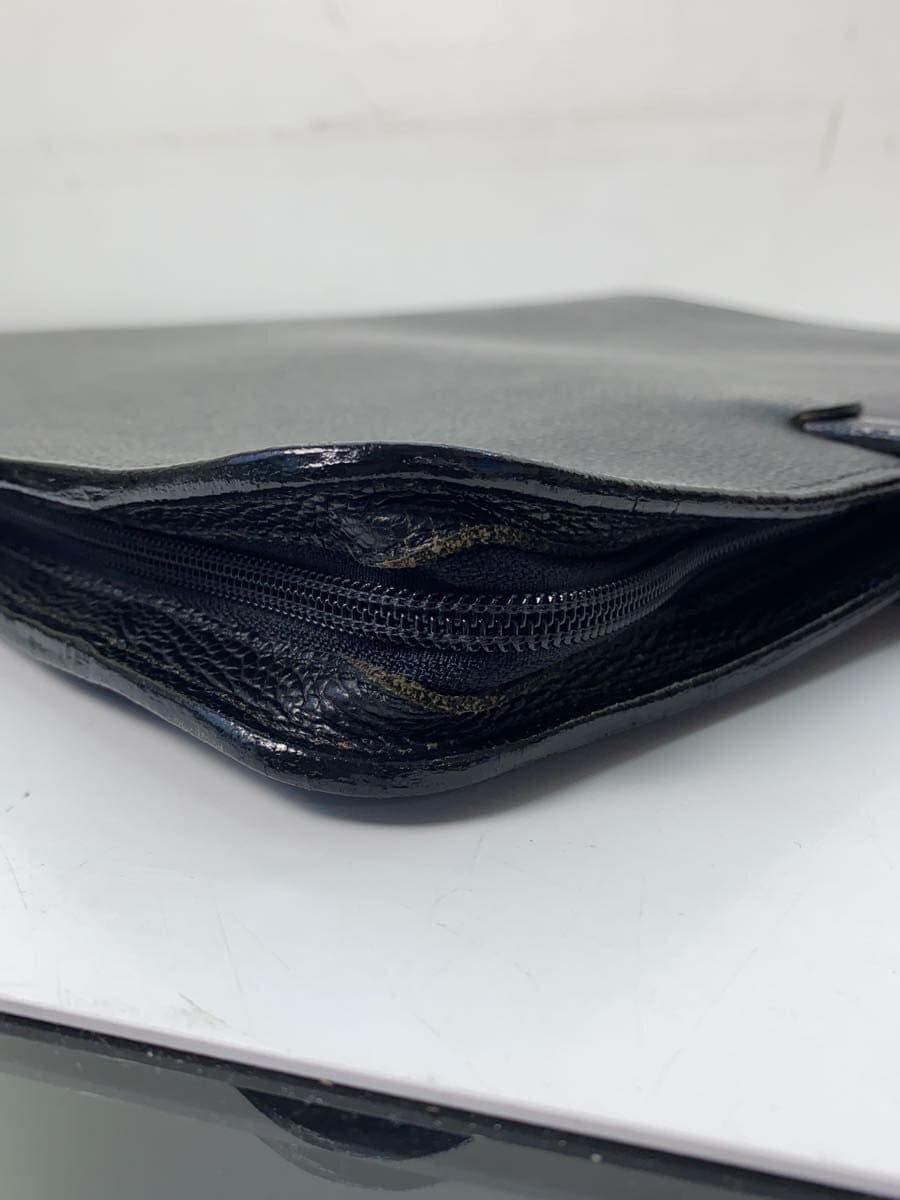 PORTER Bag Leather Black Solid Color Scuffed Corners Shows Signs of Use 7