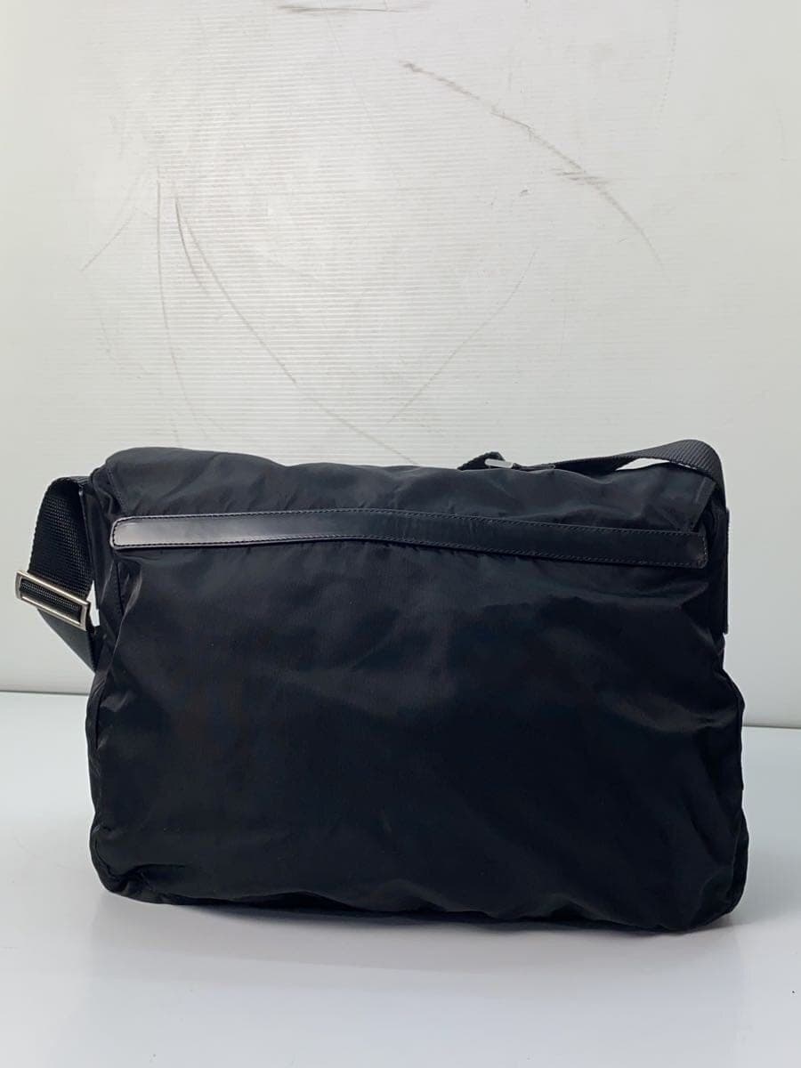PRADA Messenger Bag Nylon Black 3
