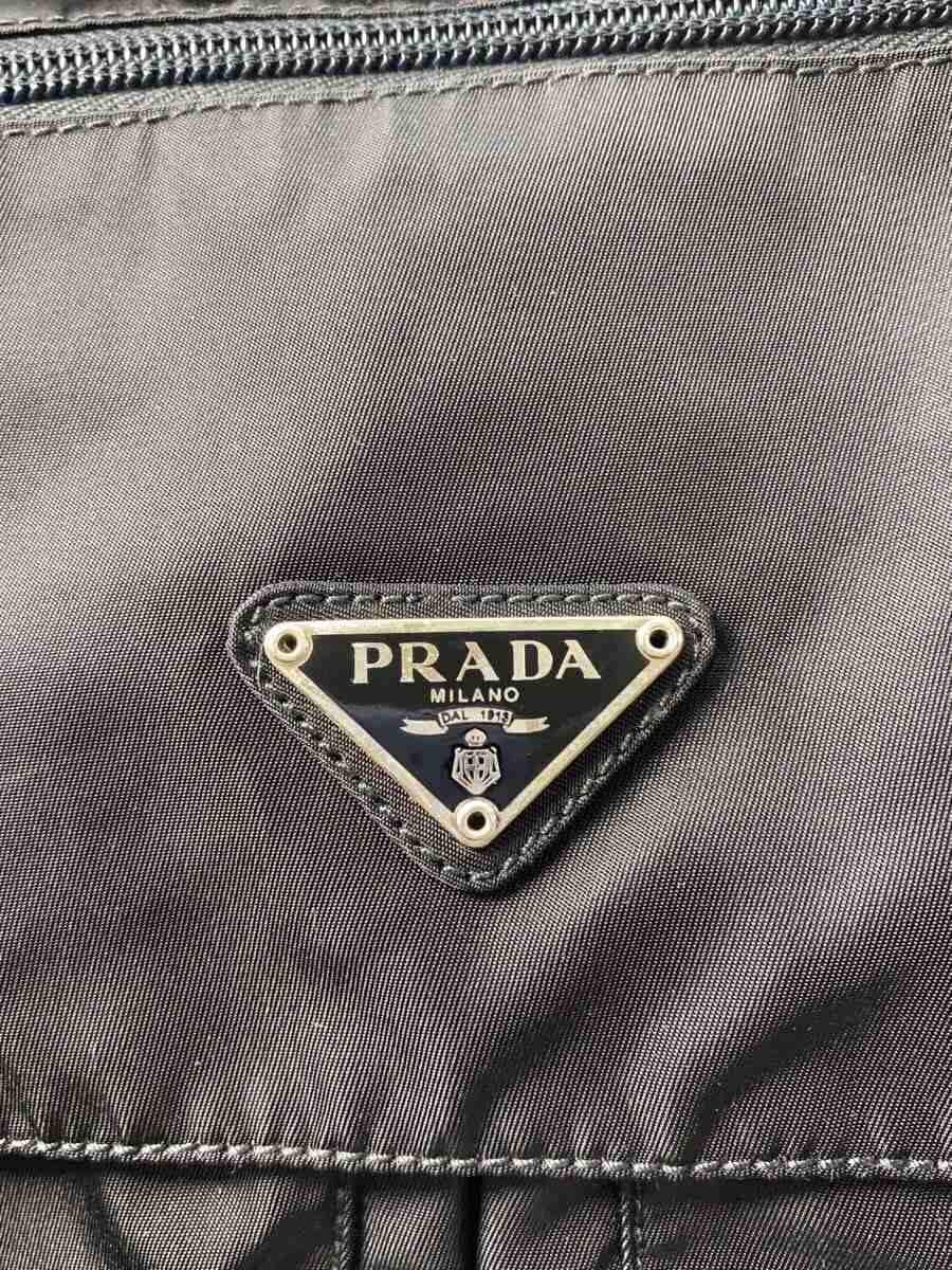 PRADA Messenger Bag Nylon Black 5