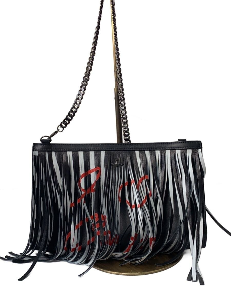 Vivienne Westwood Shoulder Bag Leather Black