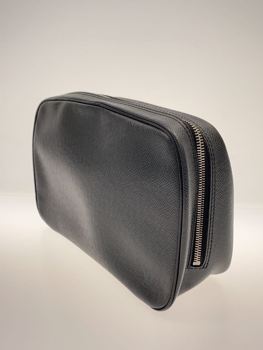 LOUIS VUITTON Trousse Toilette GM_Taiga Leather GRY 2