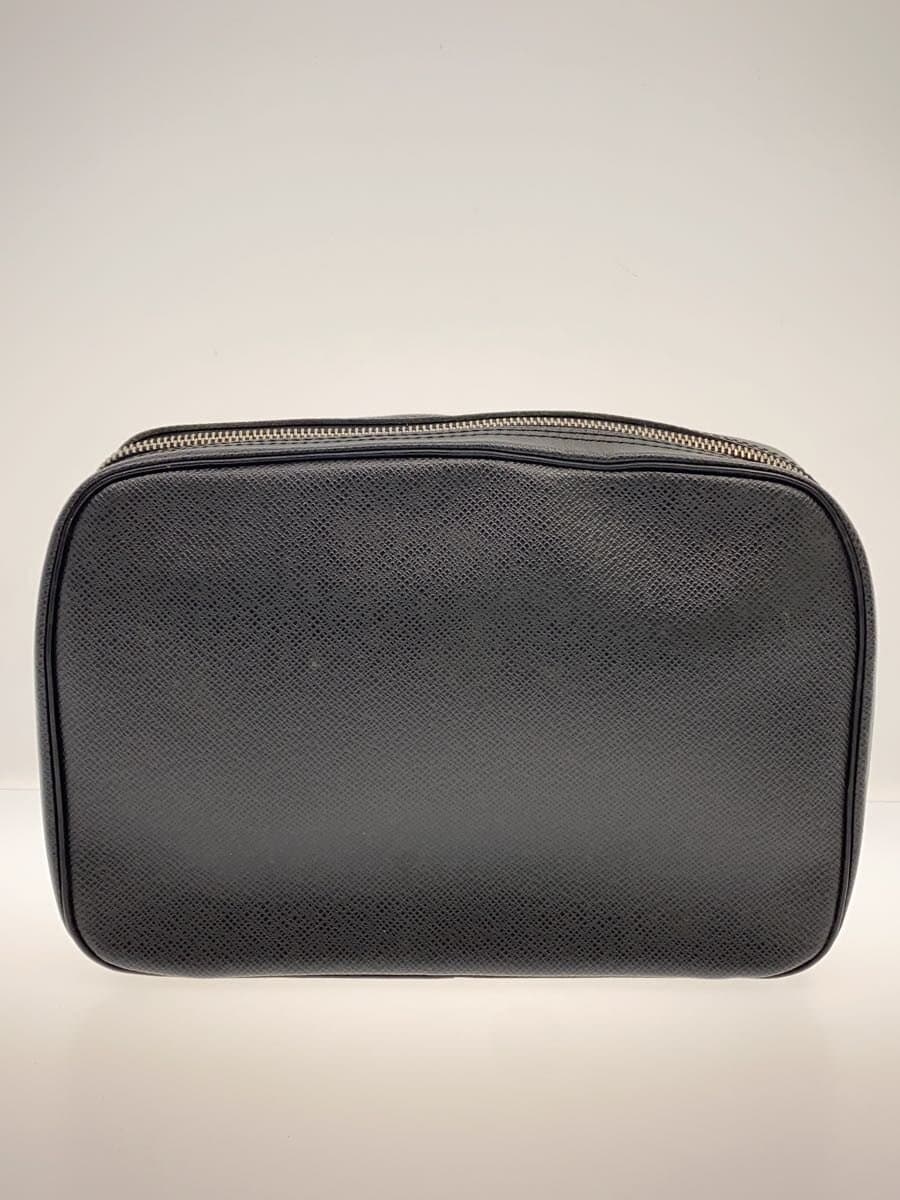 LOUIS VUITTON Trousse Toilette GM_Taiga Leather GRY 3