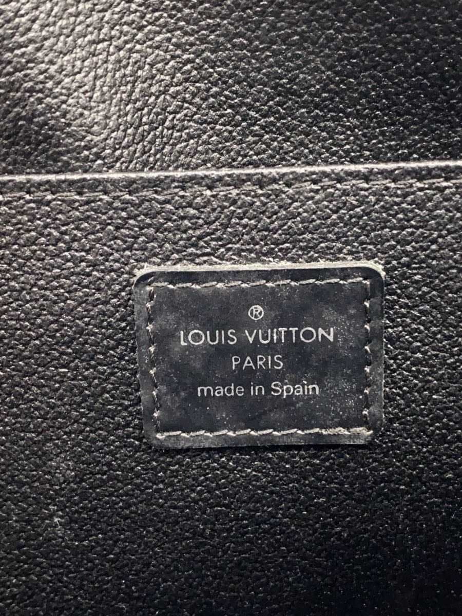 LOUIS VUITTON Trousse Toilette GM_Taiga Leather GRY 5