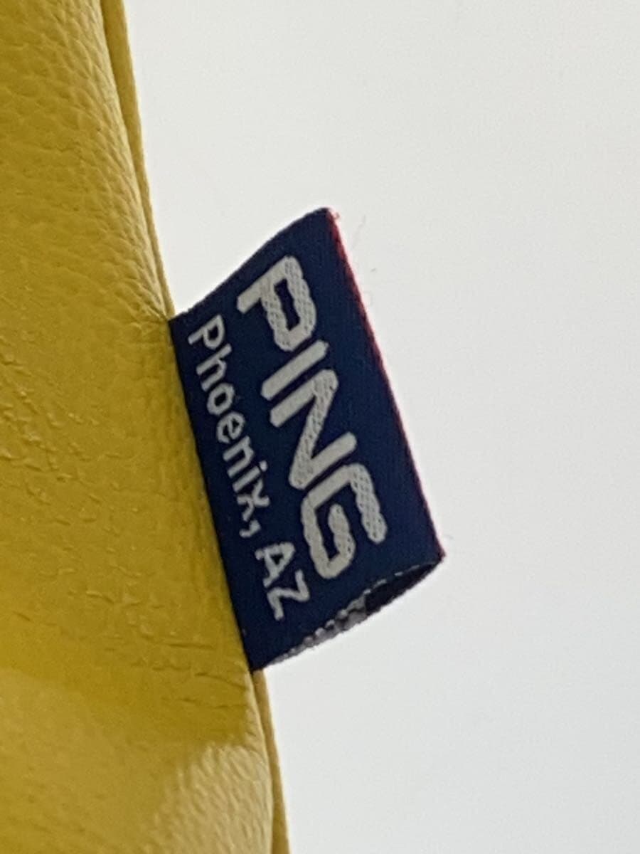 PING Tote Bag Leather YLW Limited Aloha 5